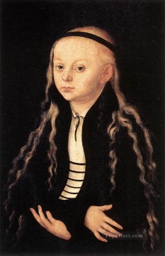 ルーカス・クラナハ長老 Painting - 少女の肖像 ルネッサンス ルーカス・クラナッハ長老